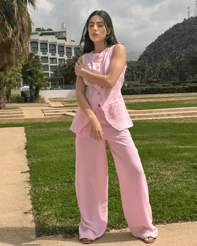 Capri Linen Set - IvoryTone Edition