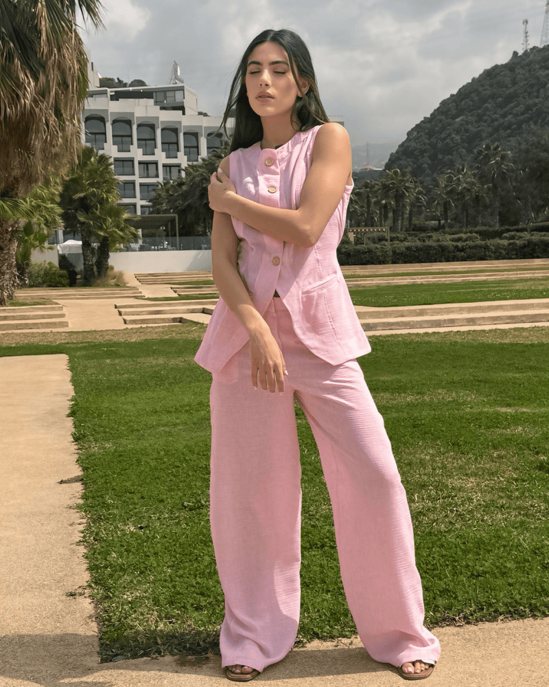 Capri Linen Set - IvoryTone Edition