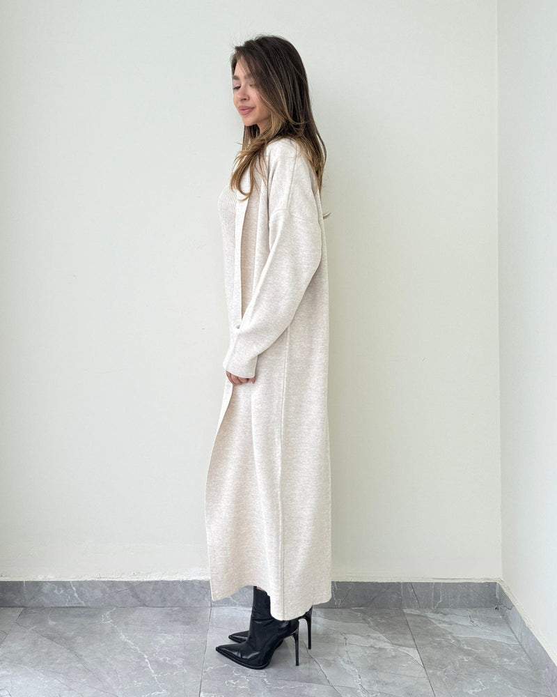 Scarlet Dress & Cardigan