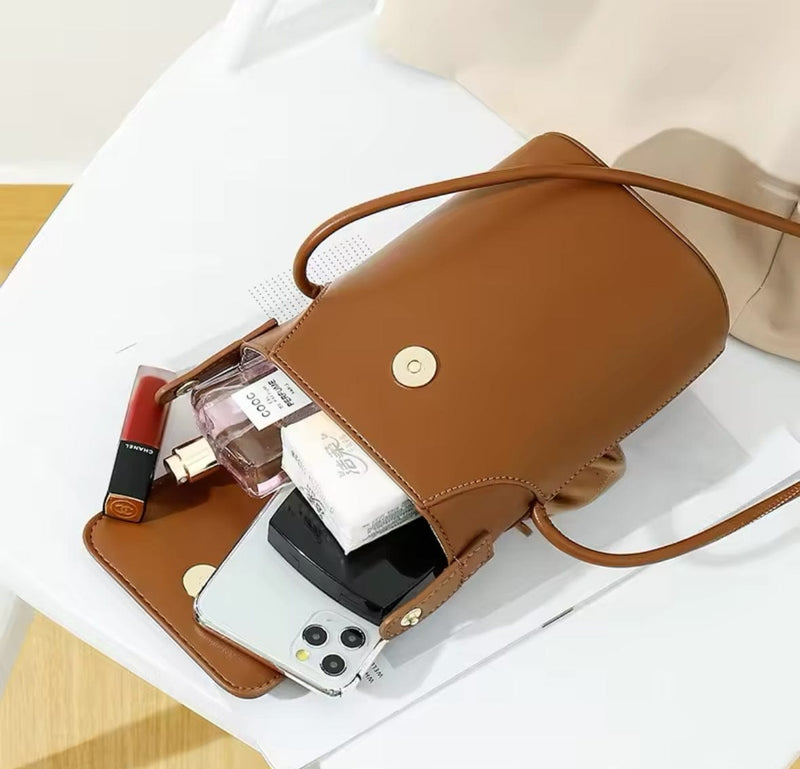 Mobile Phone Leather Bag