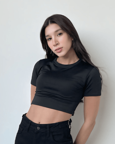 Roundneck Croptop
