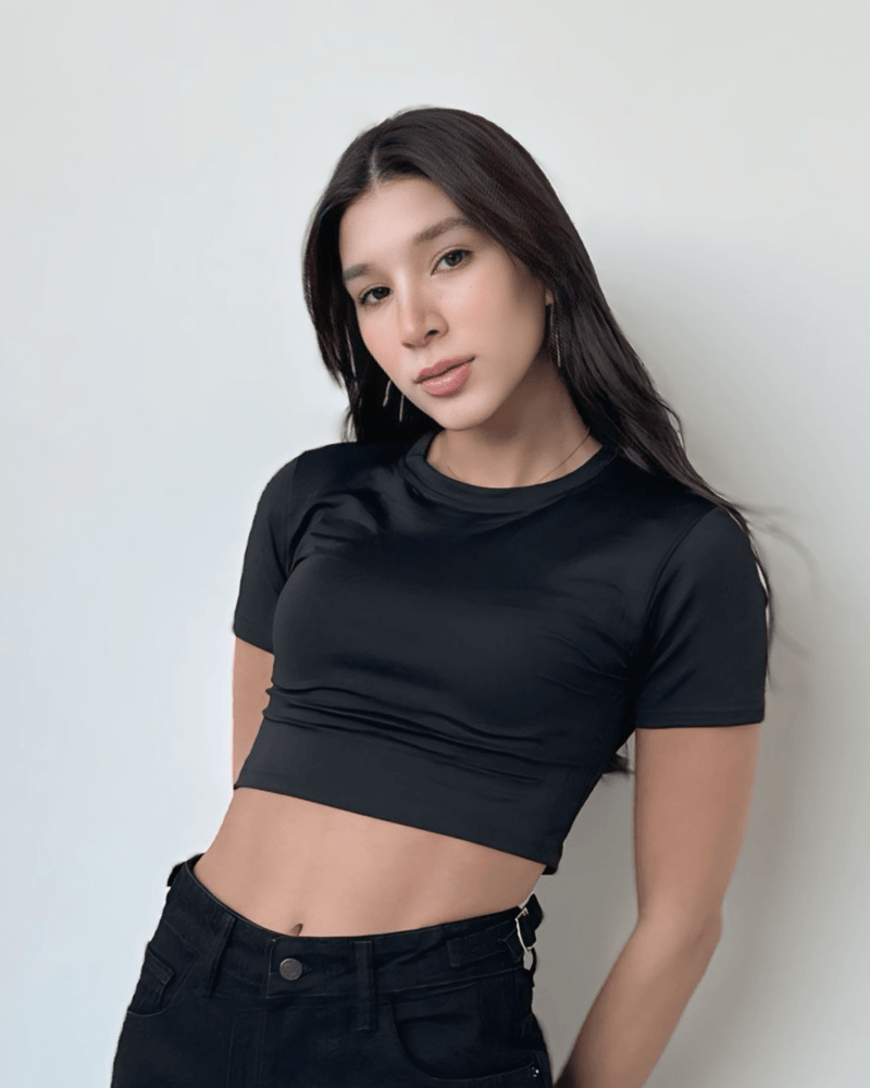 Roundneck Croptop