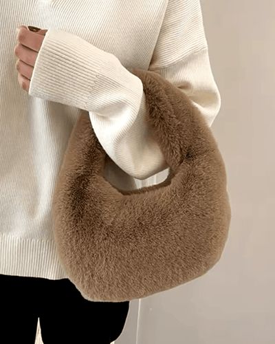 Wrist Faux Fur Bag
