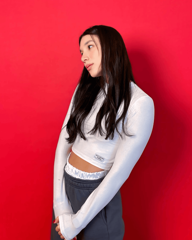 Jas Long Sleeved Cropped Top