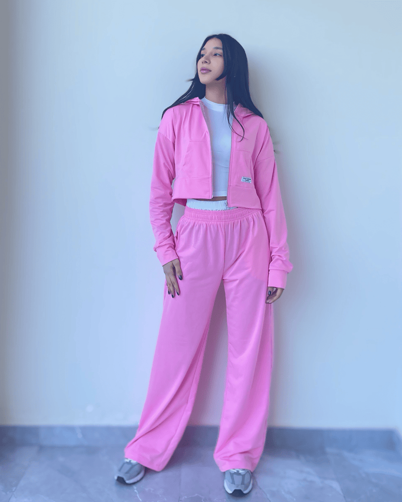 Zoey Crop Jacket Set