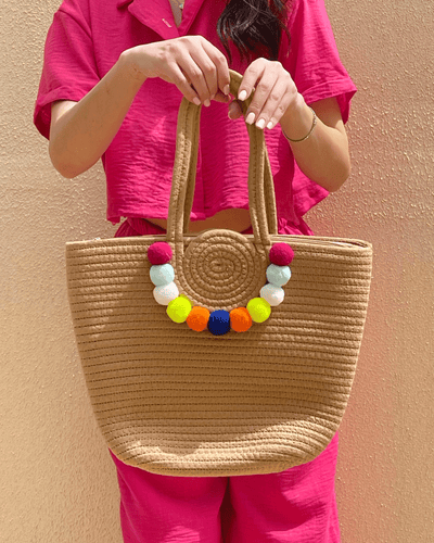 Ponpon Beach ToteBag