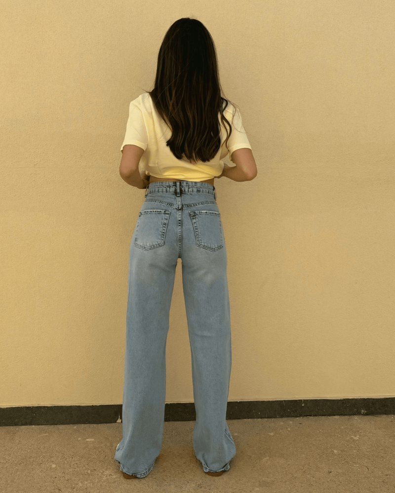 Denim Straight Cut Jeans