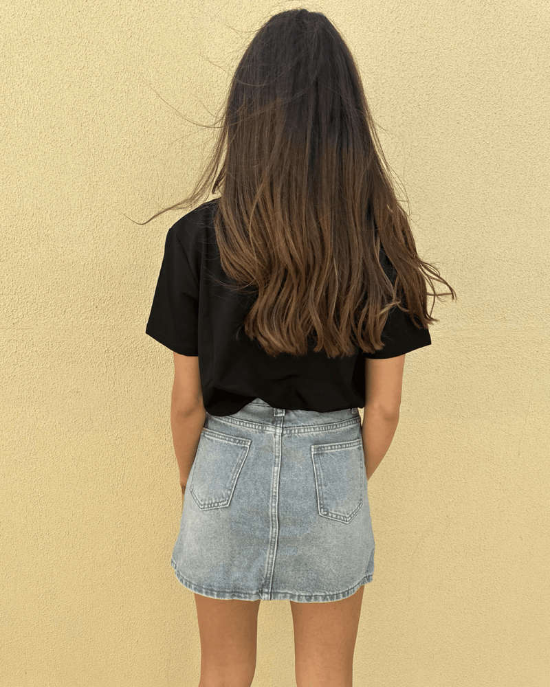 Denim Mini Skirt