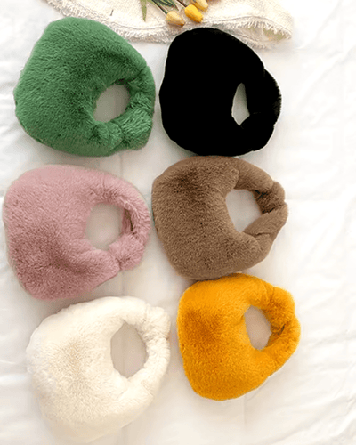 Wrist Faux Fur Bag