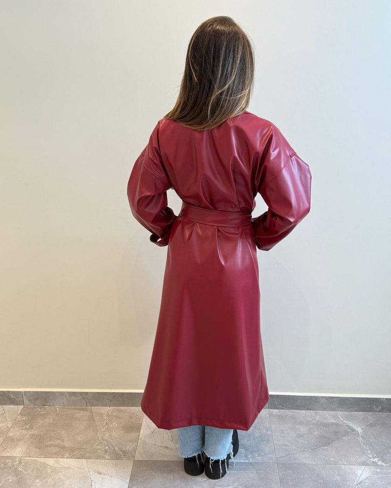 Clara Leather Coat