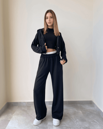 Zoey Crop Jacket Set