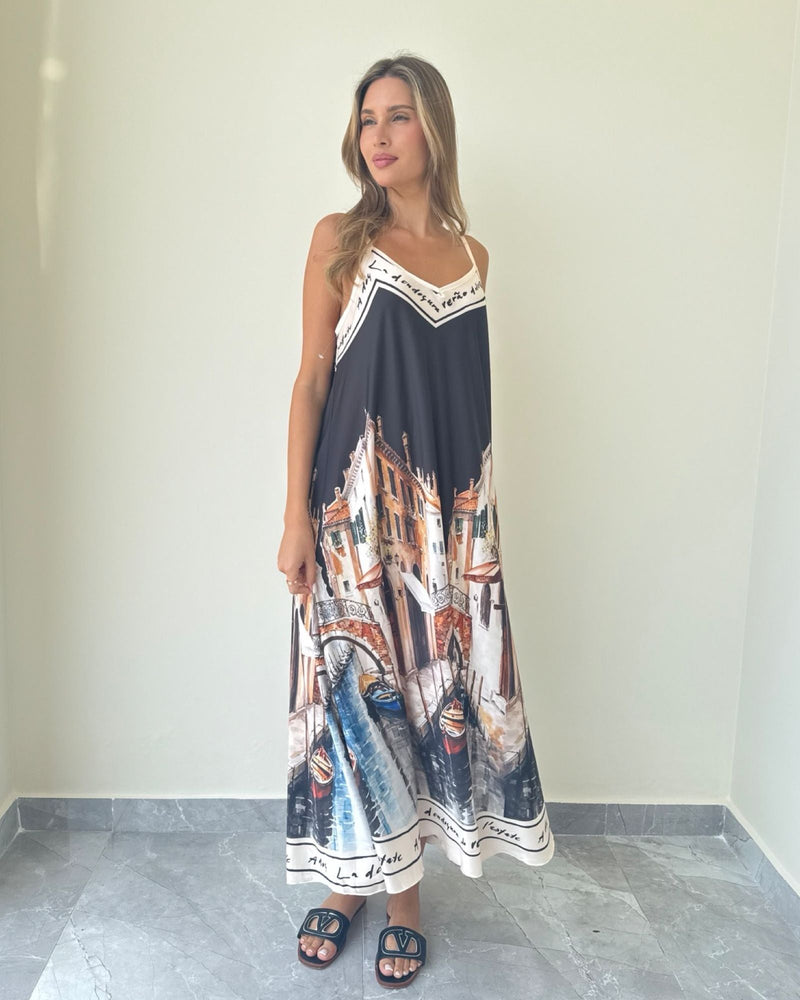 Portofino Silk Dress