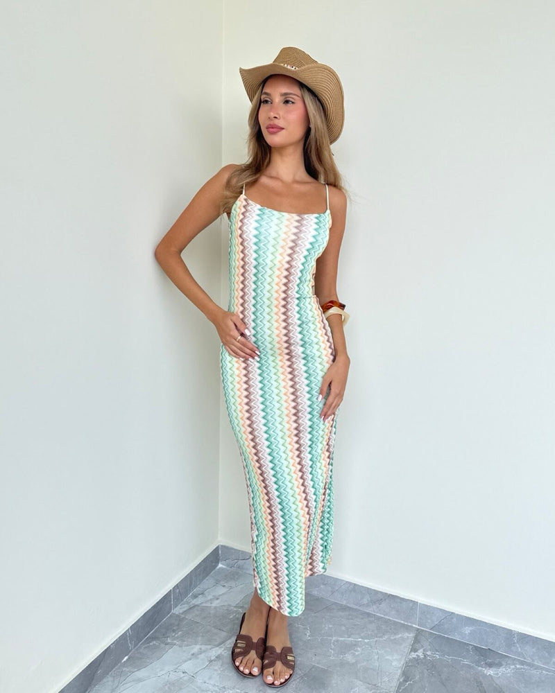 Misso Long Fitted Dress