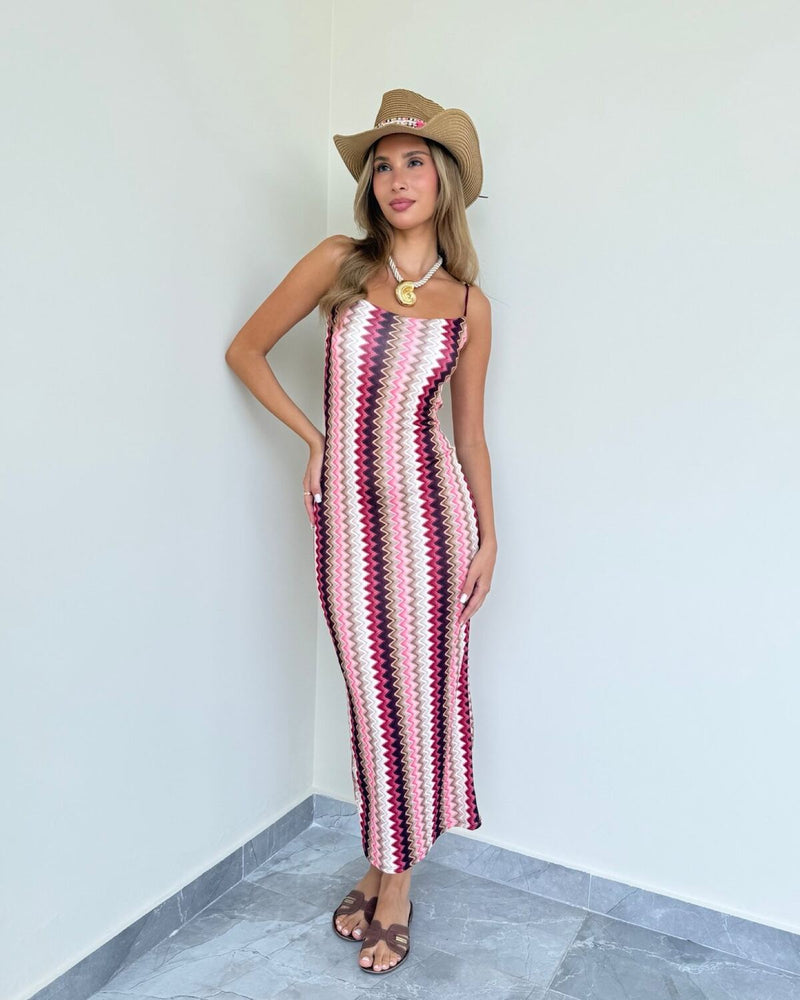 Misso Long Fitted Dress