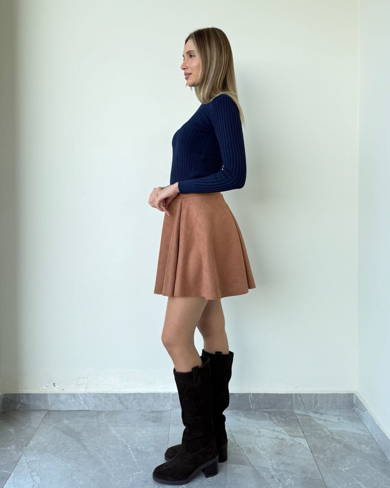 Carla Suede Skirt