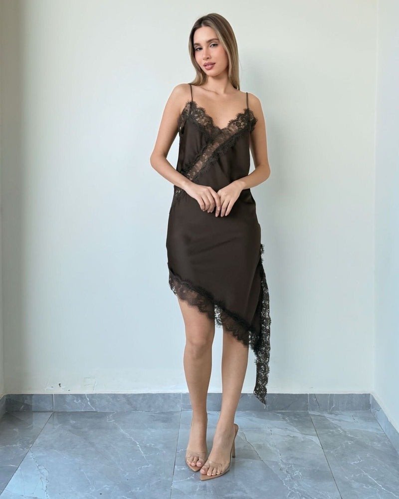 Vicky Silk Lace Dress