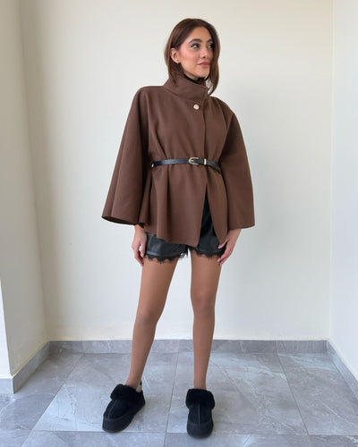 Siena Belted Cape