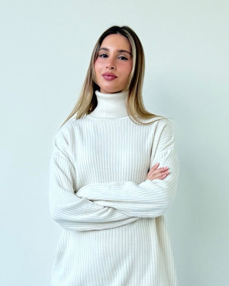 Sofia Turtle Neck Wool Set