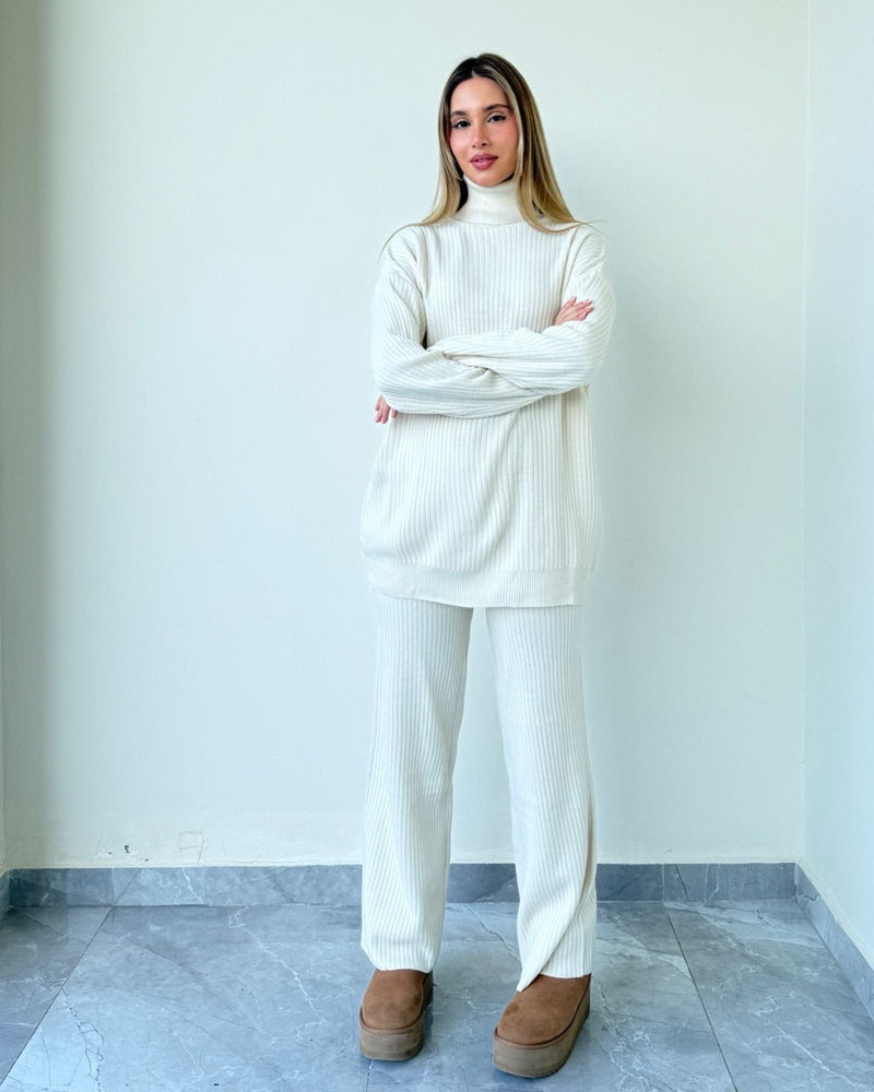 Sofia Turtle Neck Wool Set